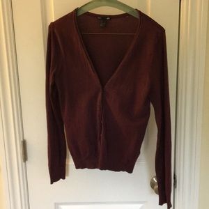 Burgundy colored thin jacket size S